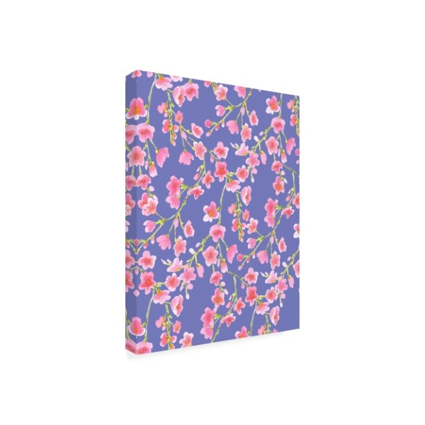 Jacqueline Maldonad 'Cherry Blossom Blue' Canvas Art,24x32